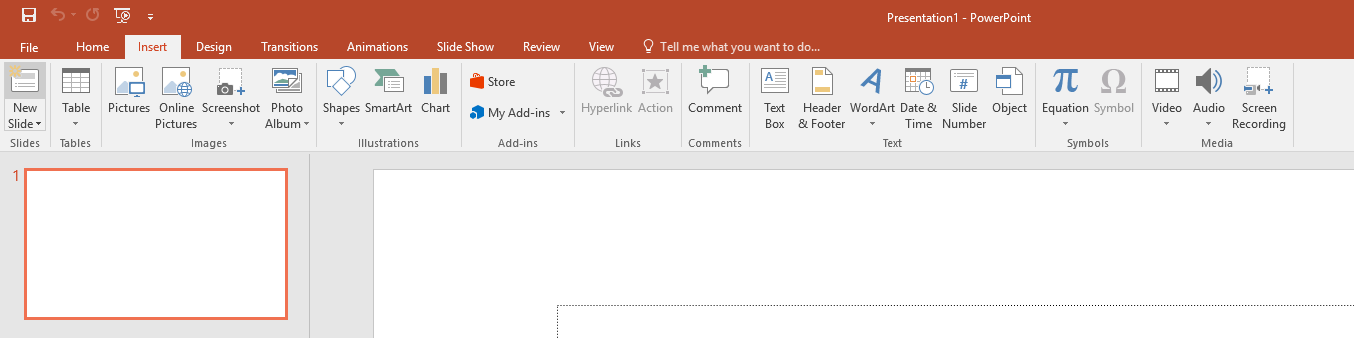 record your screen using Microsoft Powerpoint