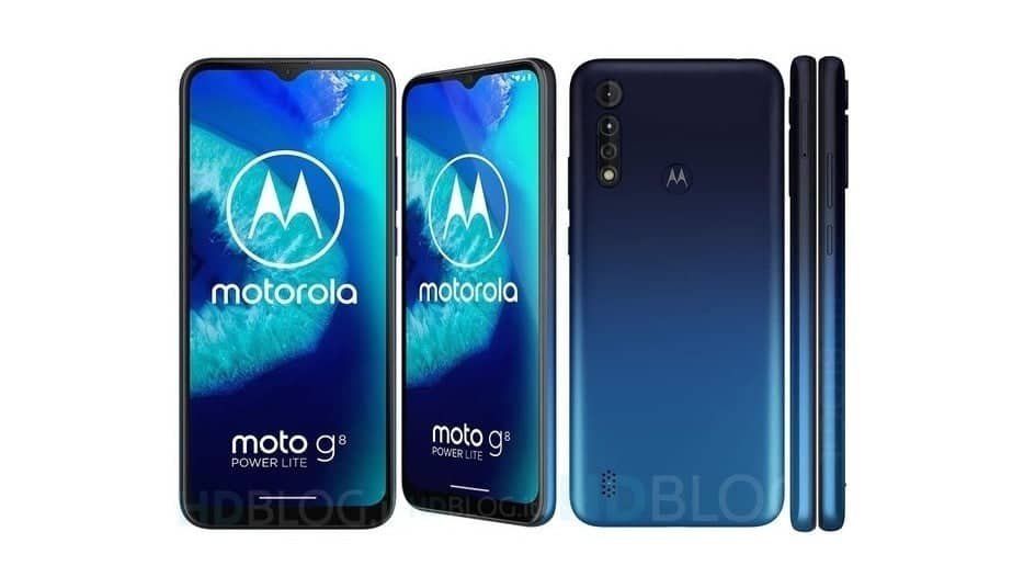 Moto G8 Power Lite new renders