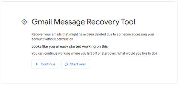 gmail recovery