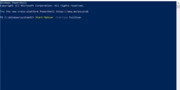 Powershell scan