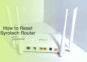 How to Reset Syrotech Router