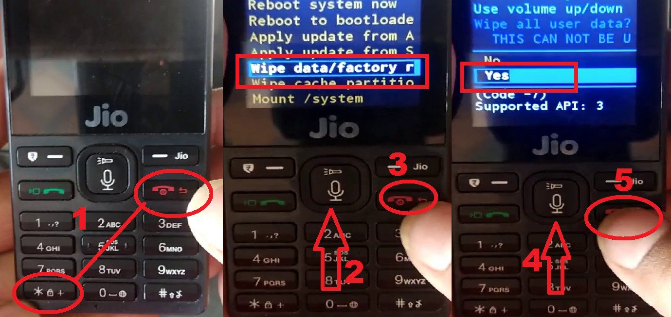 How to Reset Jio Phone 