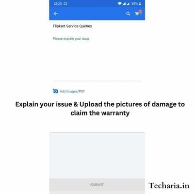 Claim Flipkart Extended warranty
