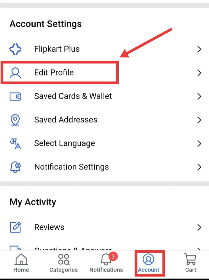 remove flipkart account permanently