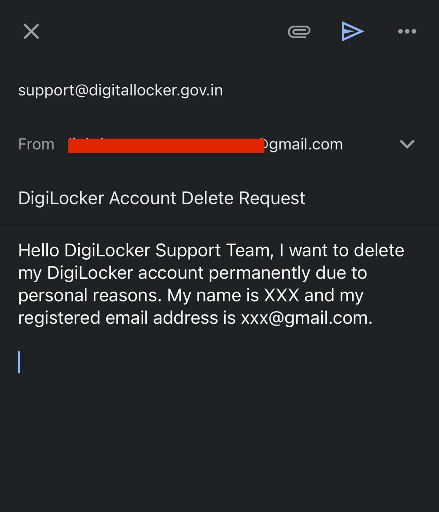 delete digilocker account 
