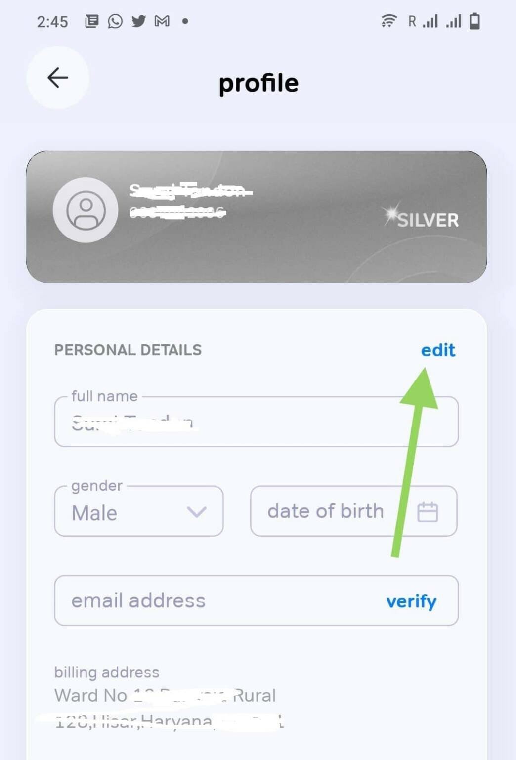 register email id in airtel via online method