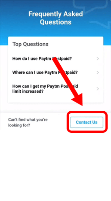 steps to change account in Paytm