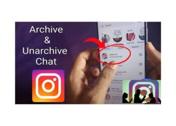Archive chats on instagram