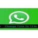 How To Change 12- Hour Format in WhatsApp