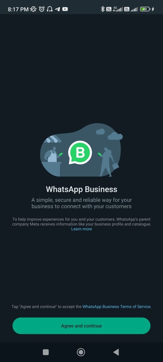 WhatsApp to business account